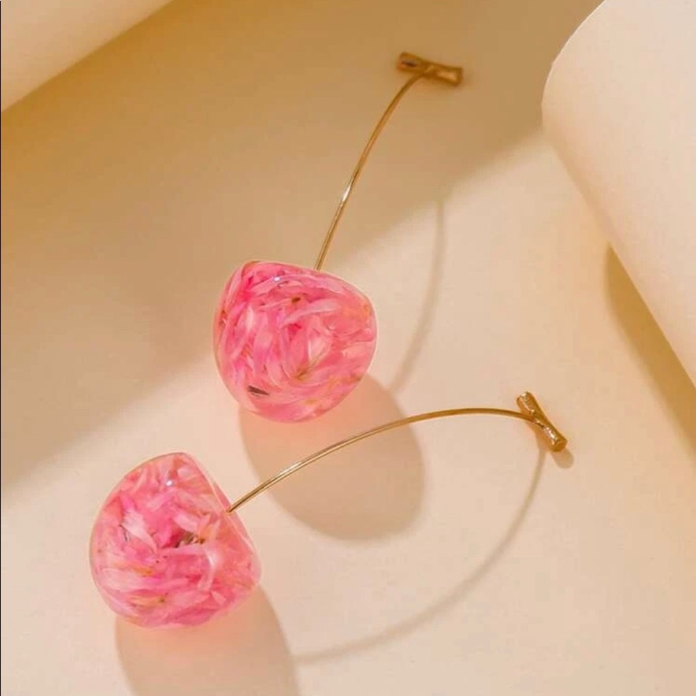 Fruit Design Stud Earrings